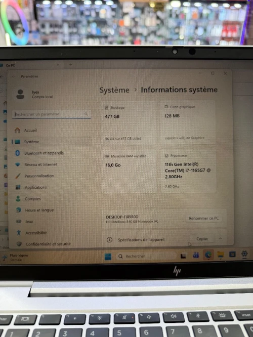 Hp Elitebook 840 G8 i7-11Th