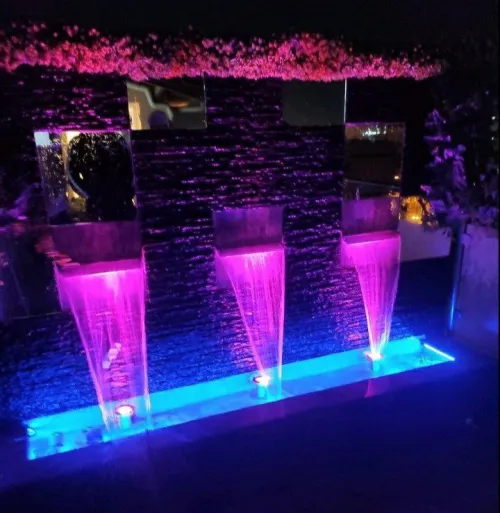 Cascade Lame D'eaux inox شلال ماءي