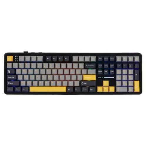 keyboard Gaming AULA F108 Tri Mode Full Size Mechanical