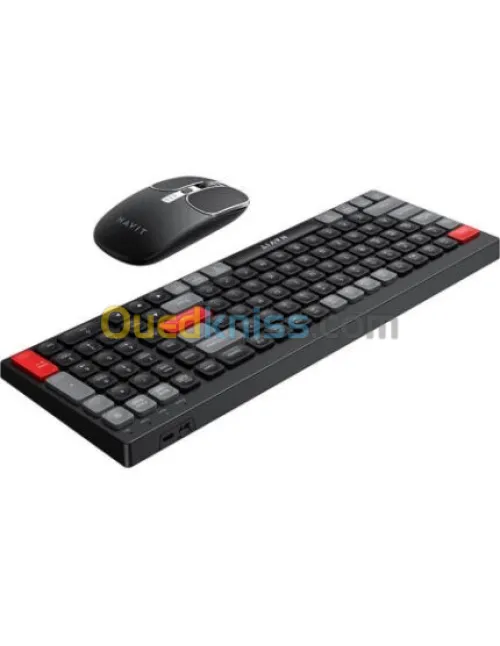 COMBO HAVIT kB 830 Wireless Keyboard & Mouse 2.4 GHz + Bluetooth 5.0 RECHARGEABLE