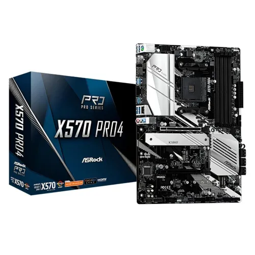 ASRock X570 Pro4 AM4 DDR4 ATX Motherboard