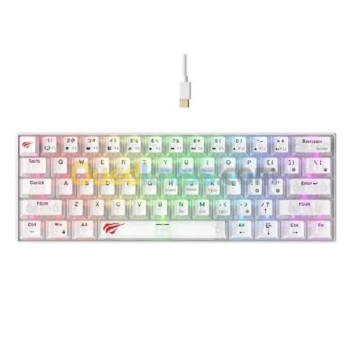 Gaming keyboard HAVIT MECANIQUE HAVIT RGB KB903L WHITE