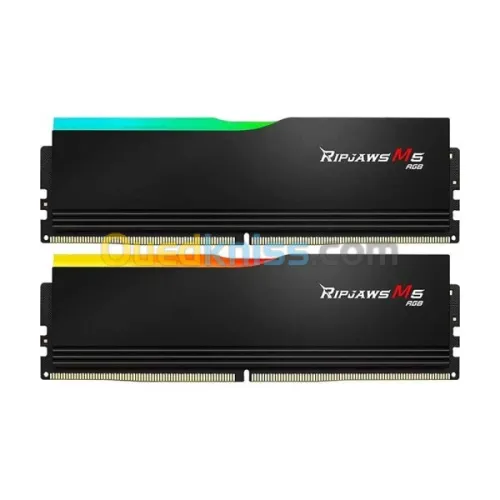 G. Skill Ripjaws M5 Neo RGB 32 Go 2 x 16 Go DDR5 6000 MHz CL36 BLACK