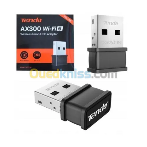 Cle W311MI TENDA AX300 Wi-Fi 6 Wireless Nano USB Adapter
