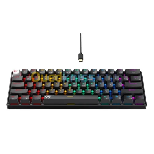 Gaming keyboard HAVIT MECANIQUE HAVIT RGB KB903L BLACK