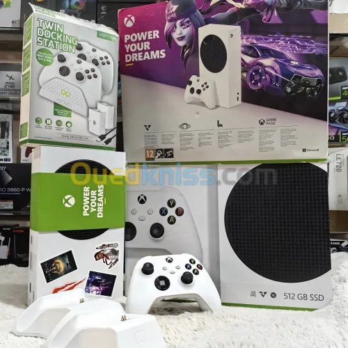 XBOX SERIES S 512 GB + Twin Docking station - Used Like New -