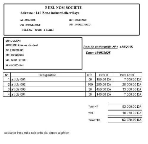 logiciel de facturation