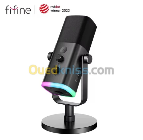 Microphone dynamique professional Fifine Ampligame Am8 xlr/usb c neuf sous emballage jamais utilisé 