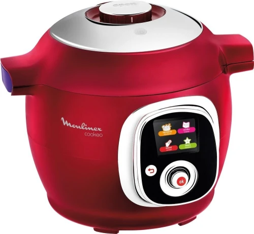 Moulinex COOKEO+ MULTICUISEUR INTELLIGENT 6 PROGRAMMES, 180 RECETTES 6L rouge