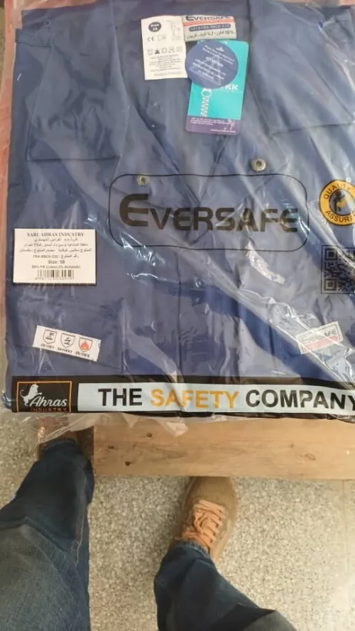 Combinaison Eversafe 100% coton et combinaison Eversafe FR antistatique