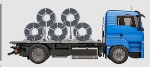 Transport de marchandises bobines  |  نقل البضائع