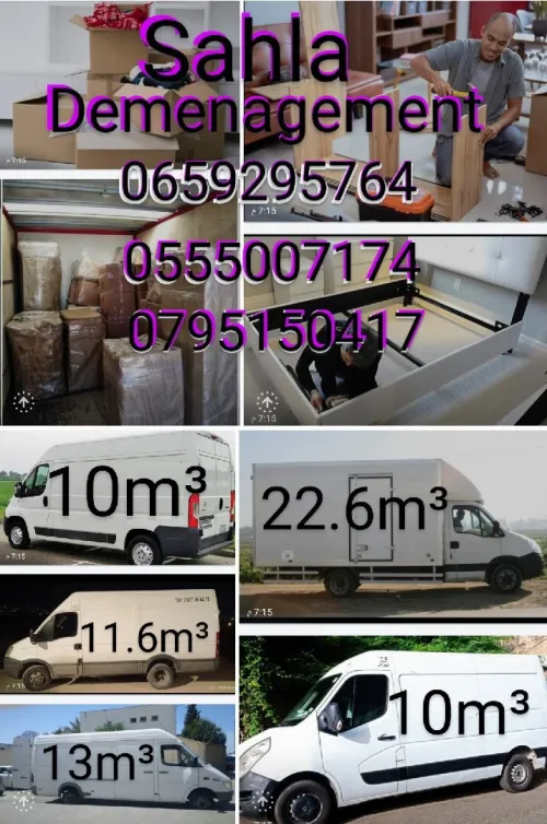 Transport de marchandise et demenagement 58 wilaya alger 