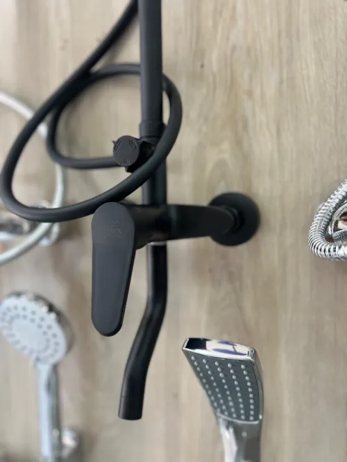 Colone de douche noir 3 fonctionne | Importaion 