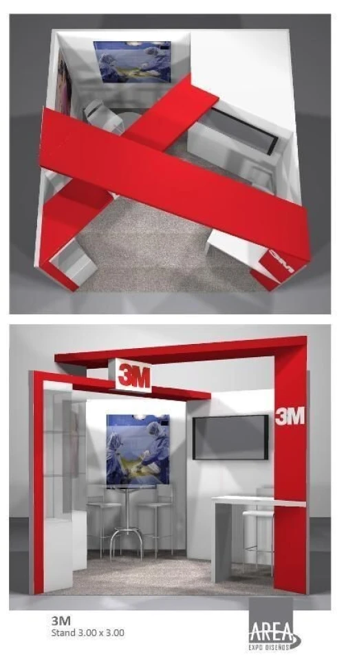 Stand d'exposition pour la foire