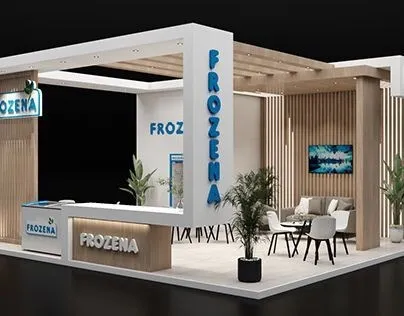 Stand d'exposition pour la foire