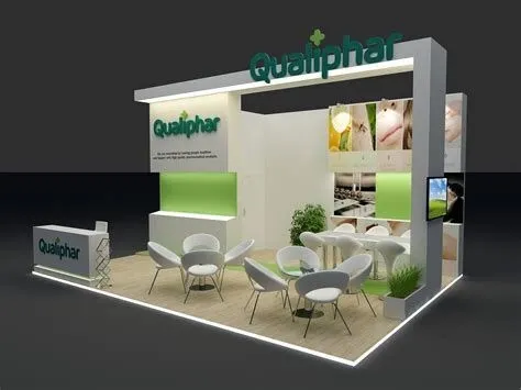 Stand publicitaire pour l'exposition de foire 