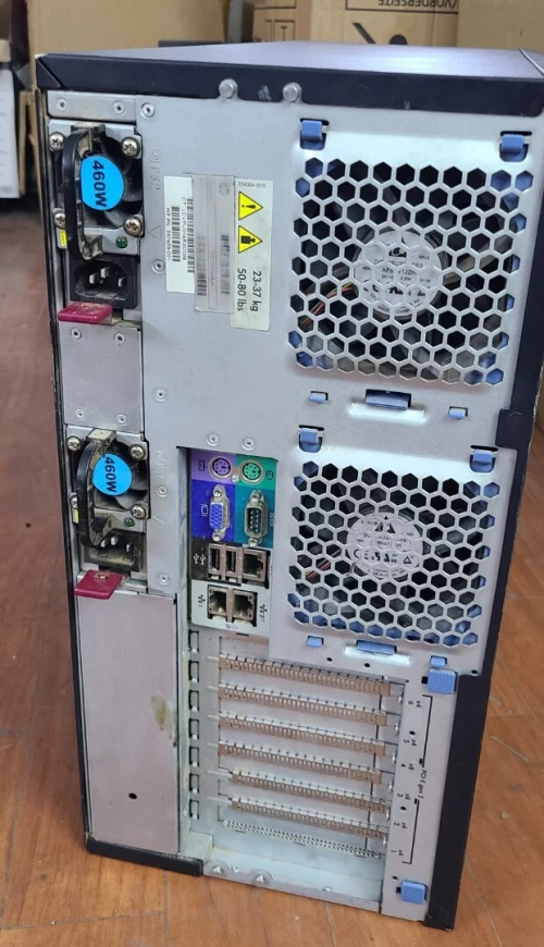 Serveur hp proliant ml350 g6 processeur xeon e5620 16gega ram memoir 380gega sas oran