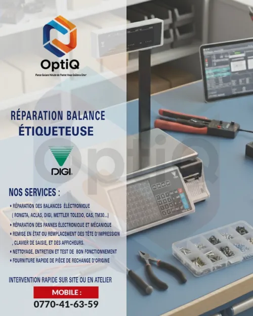 REPARATION BALANCE ETIQUETEUSE