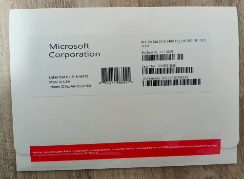 LICENSE MICROSOFT WINDOWS SERVER 2008/2022 ORIGINAL