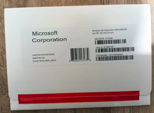 LICENSE MICROSOFT WINDOWS SERVER 2008/2022 ORIGINAL