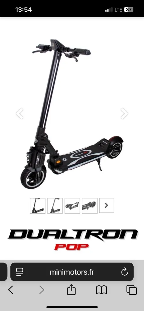 Trottinette électrique  dualtron pop