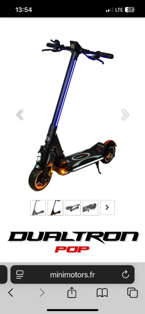 Trottinette électrique  dualtron pop