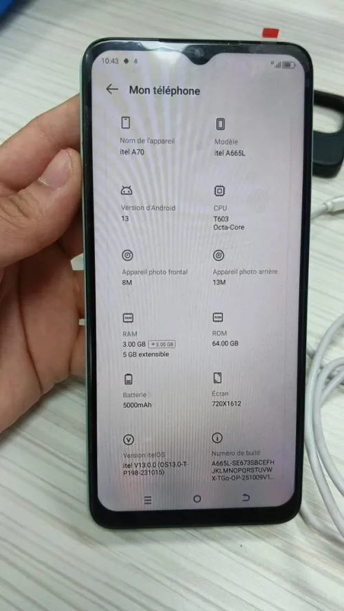 Itel A70 A70