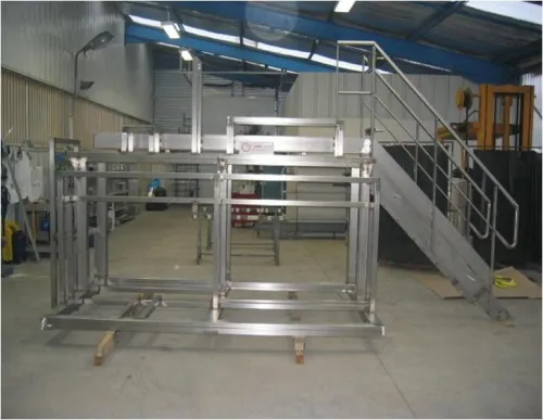 Fabrication des structures métallique en inox et aluminium sur commande