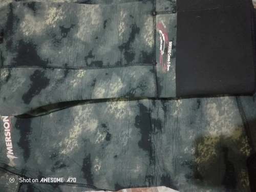 Tenue de chasse sous marin imerssion  seriole camo 5.0mm Taille 4xl Etat:9.5/10 presque neuve utilisé 2 fois