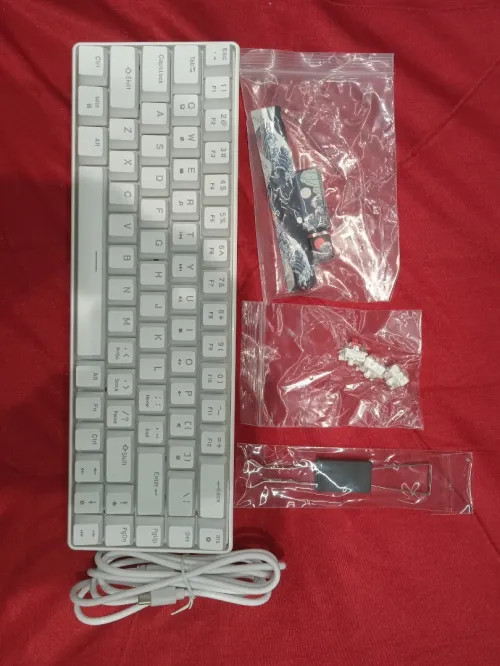 HXSJ white mechanical keyboard 