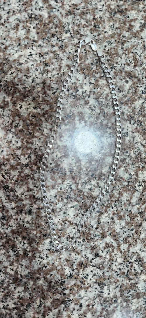 Maille cubaine argent