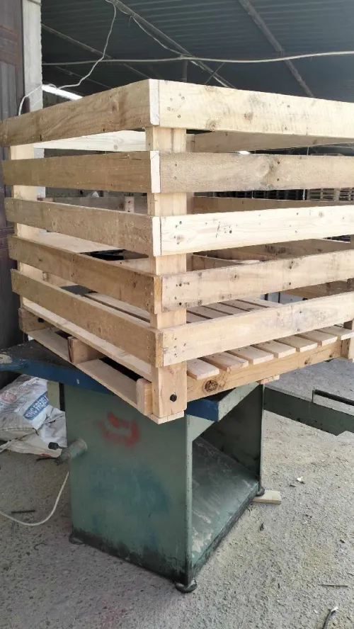 caisse en bois et palox
