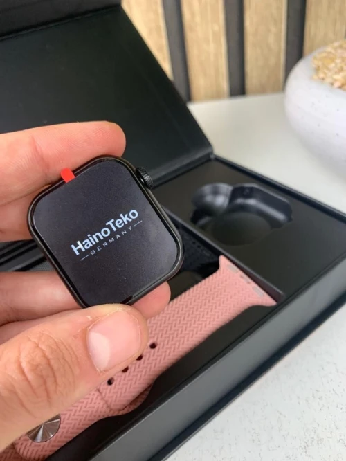 HainoTeko SQ-17 Mini Smart Watch Series 10 AMOLED avec 3 Bracelets