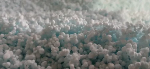 Billes de polystyrène enrobé pour allègement du béton ou mortier 