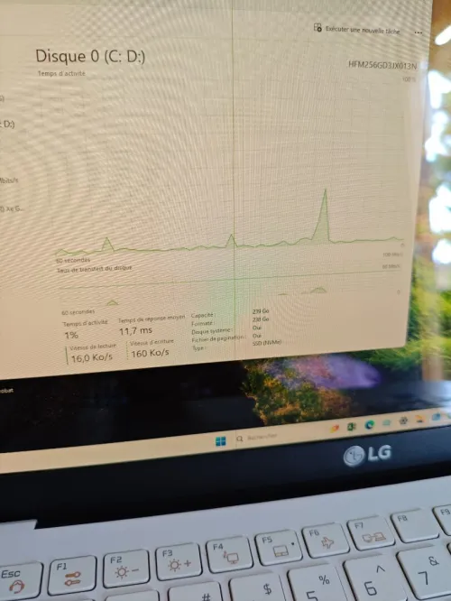 Laptop i7 11 ieme génération 16/256