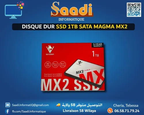 DISQUE DUR SSD 1TB SATA MAGMA MX2