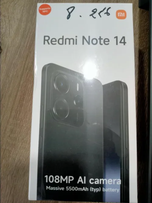 REDMI NOTE 14 8/256GB DUOS NOTE14 GLOBAL AVEC CHARGEUR