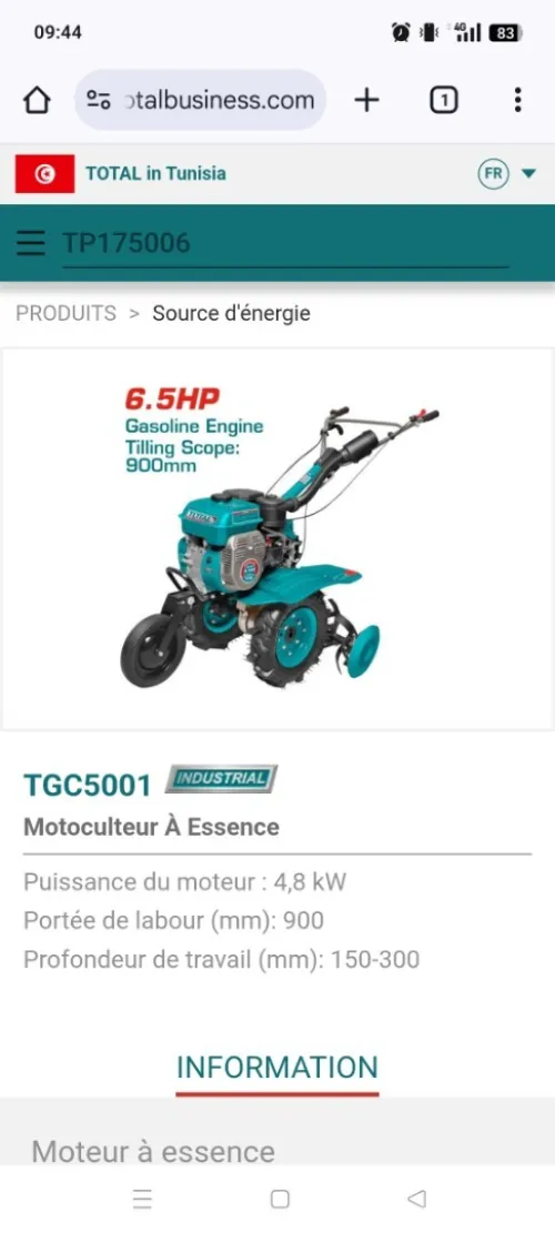 Motoculteur Total