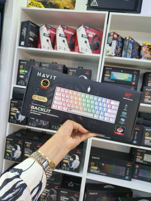 Havit gaming mécanique HV-KB892L-KB903L BLACK-KB903L-TWH-KB903L WHITE-KB275L -KB890L-KB874L RGB