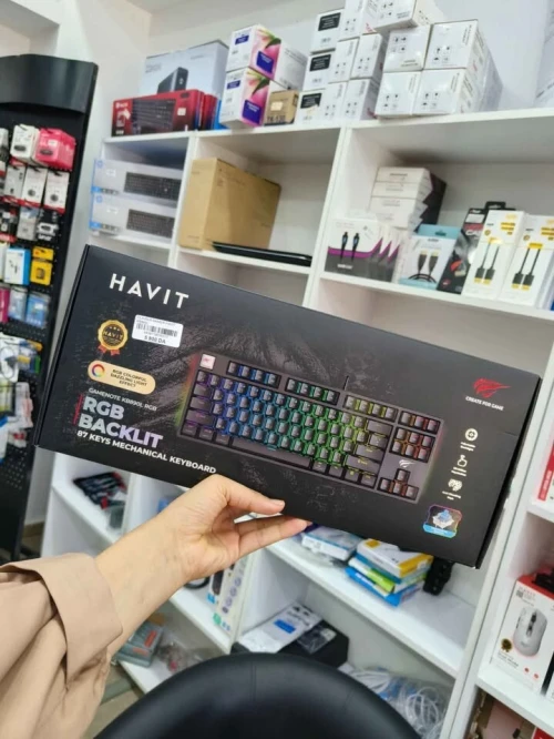 Havit gaming mécanique HV-KB892L-KB903L BLACK-KB903L-TWH-KB903L WHITE-KB275L -KB890L-KB874L RGB