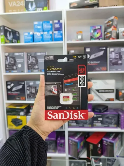 Carte Memoire SanDisk microSDXC extrême 256Gb 190MB/s