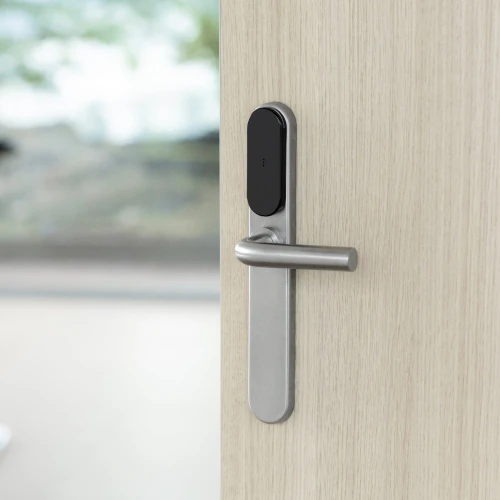 Porte chambre d'hôtel coupe-feu EI30 - EI60 avec serrure électronique à carte et logiciel d'encodage