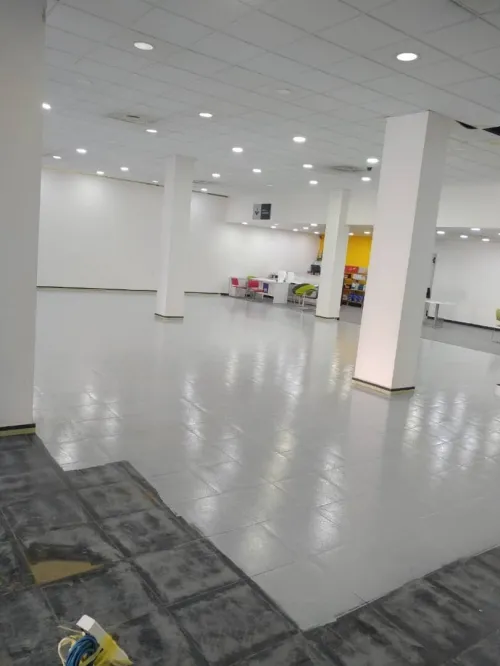 Résine époxy sur carrelage 