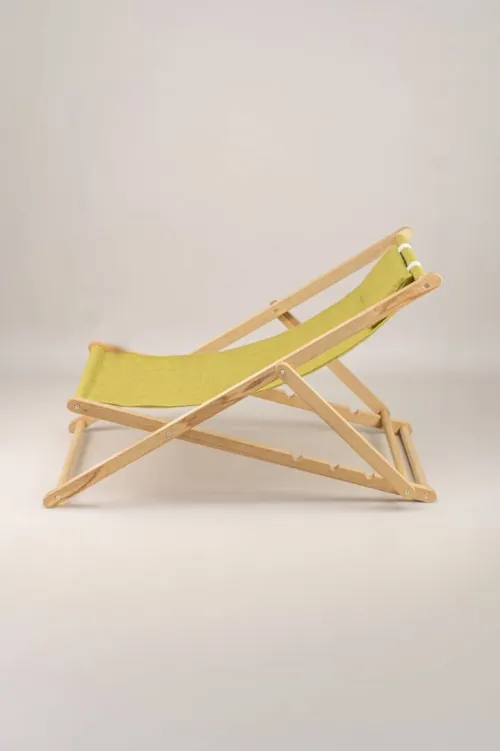 Chaise long en bois être 