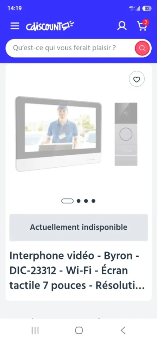 Interphone DIC 23312 WORED VIDEO PHONE