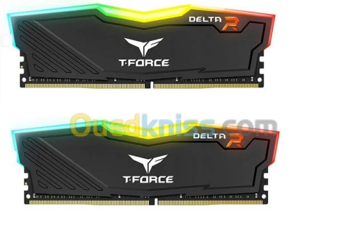 2x 4GB . MEMOIRE TEAMGROUP DELTA R RGB DDR4 4GB PC2400 BLACK 