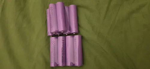 Lot De 2 Piles Rechargeable Lithium 3,7V 3000mAh