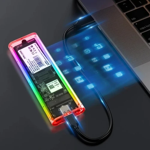 جمعة مباركة O5517899O7 قرص خارجي NVME ألوان M.2 سهلة الاستخدام SSD 10Gbps Type C