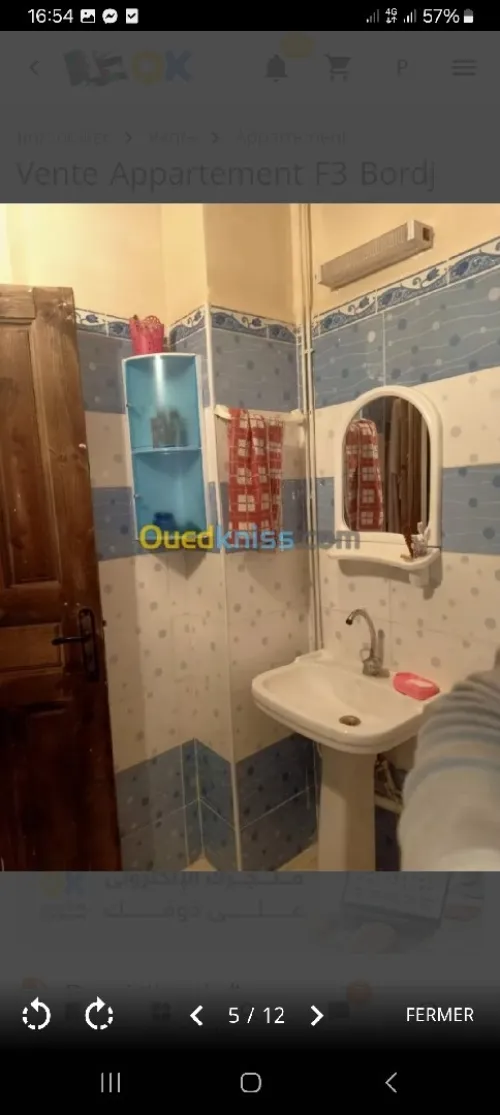 Vente Appartement F3 Bordj Bou Arreridj Sidi embarek