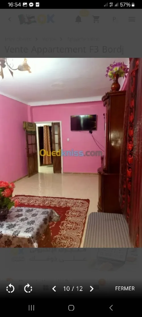 Vente Appartement F3 Bordj Bou Arreridj Sidi embarek